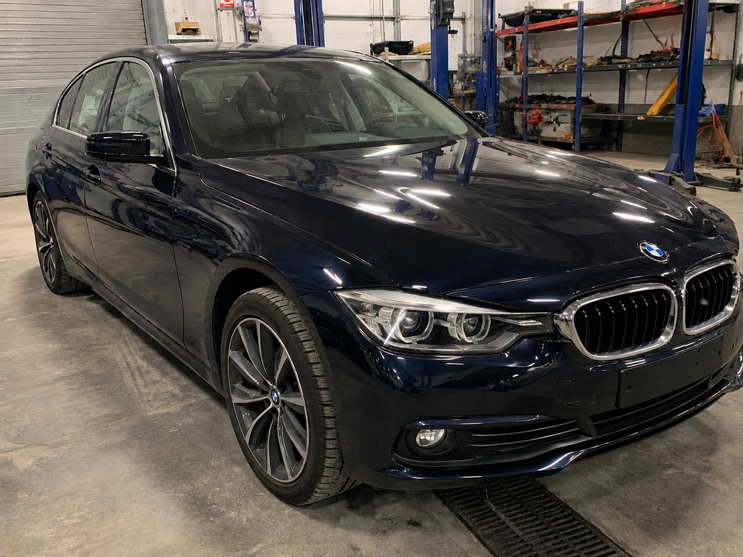 BMW 3 Series after full collision repair at Tuxford