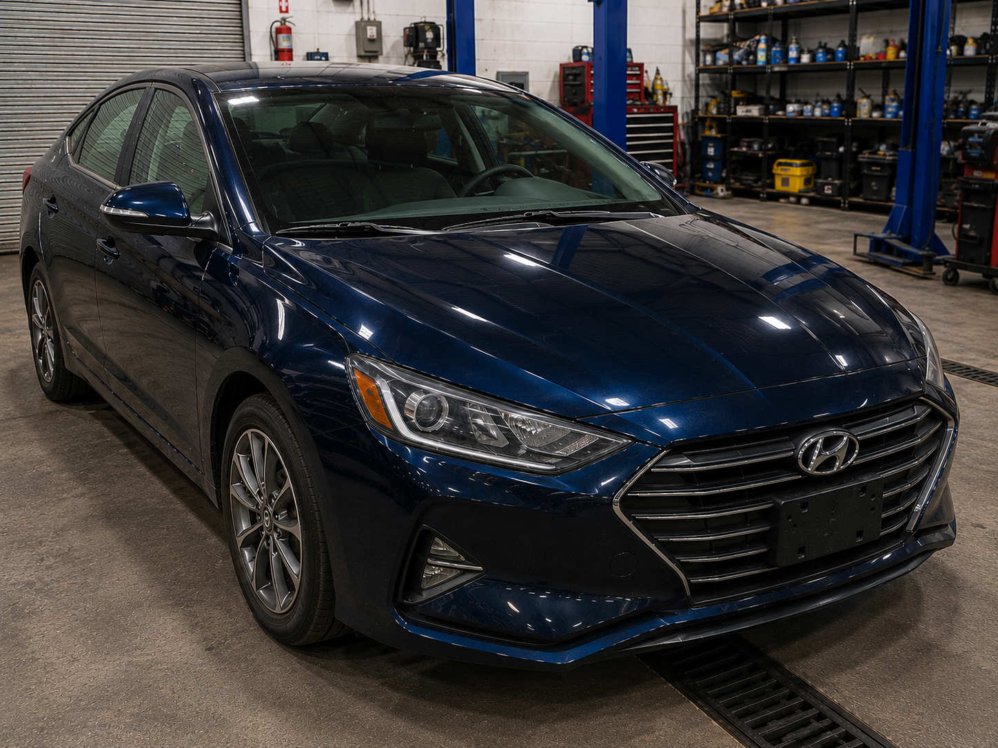 2020 Hyundai Elantra AD facelift after repair at Tuxford
